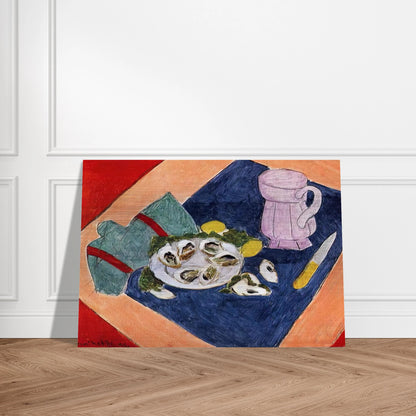 STILL LIFE WITH OYSTERS 1940 - Henri Matisse Brushed Aluminum Print - 70x100 cm / 28x40 inches | Henri Matisse Aluminum Print | Henri Matisse Prints