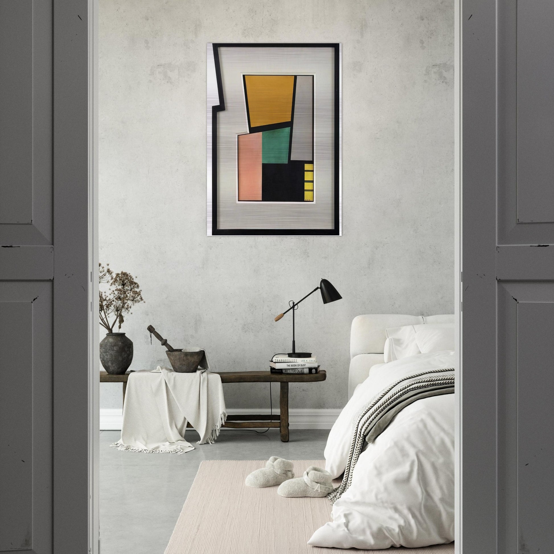 Négal - 1943 - Carmelo Arden Quin Brushed Aluminum Print - 70x100 cm / 28x40 inches | Carmelo Arden Quin Aluminum Print | Carmelo Arden Quin Prints