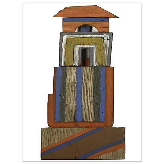 Betty Parsons - The Tower - 1969  75x100 cm / 30x40inches Fine Art Poster