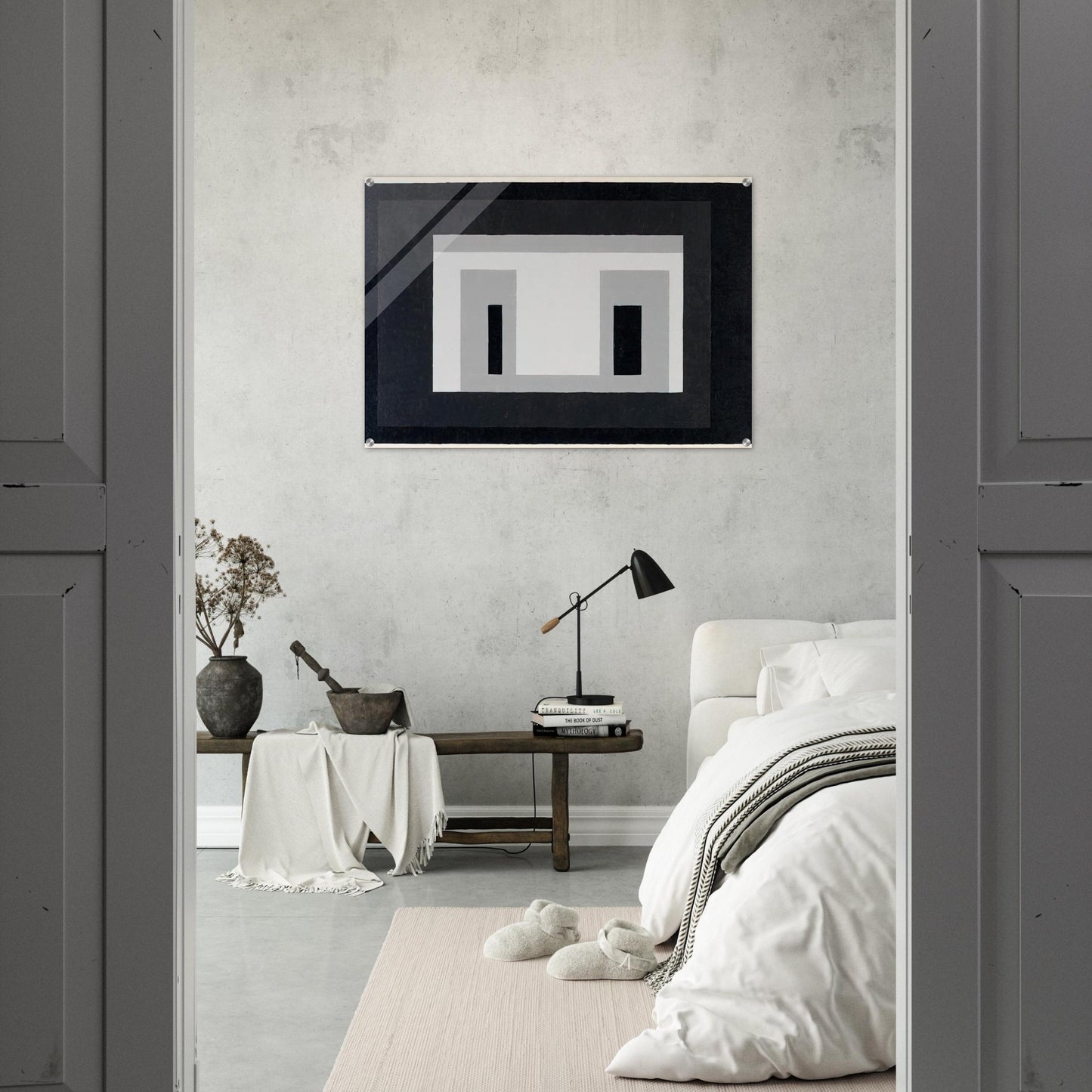 VARIANT ADOBE 1948 - Josef Albers Acrylic Print - 70x100 cm / 28x40″ inches