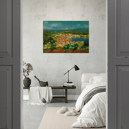 LANDSCAPE NEAR CADAQUES 1921 1 - Salvador Dali Brushed Aluminum Print - 70x100 cm / 28x40 inches | Salvador Dali Aluminum Print | Salvador Dali Prints