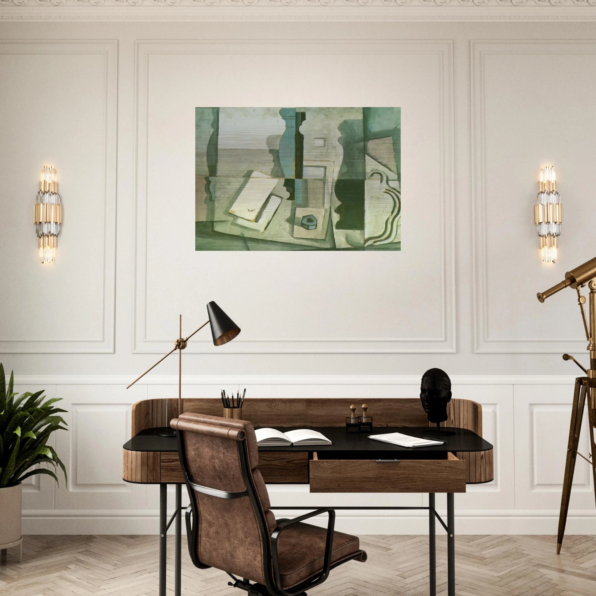 STILL LIFE 3 - Salvador Dali Brushed Aluminum Print - 70x100 cm / 28x40 inches | Salvador Dali Aluminum Print | Salvador Dali Prints
