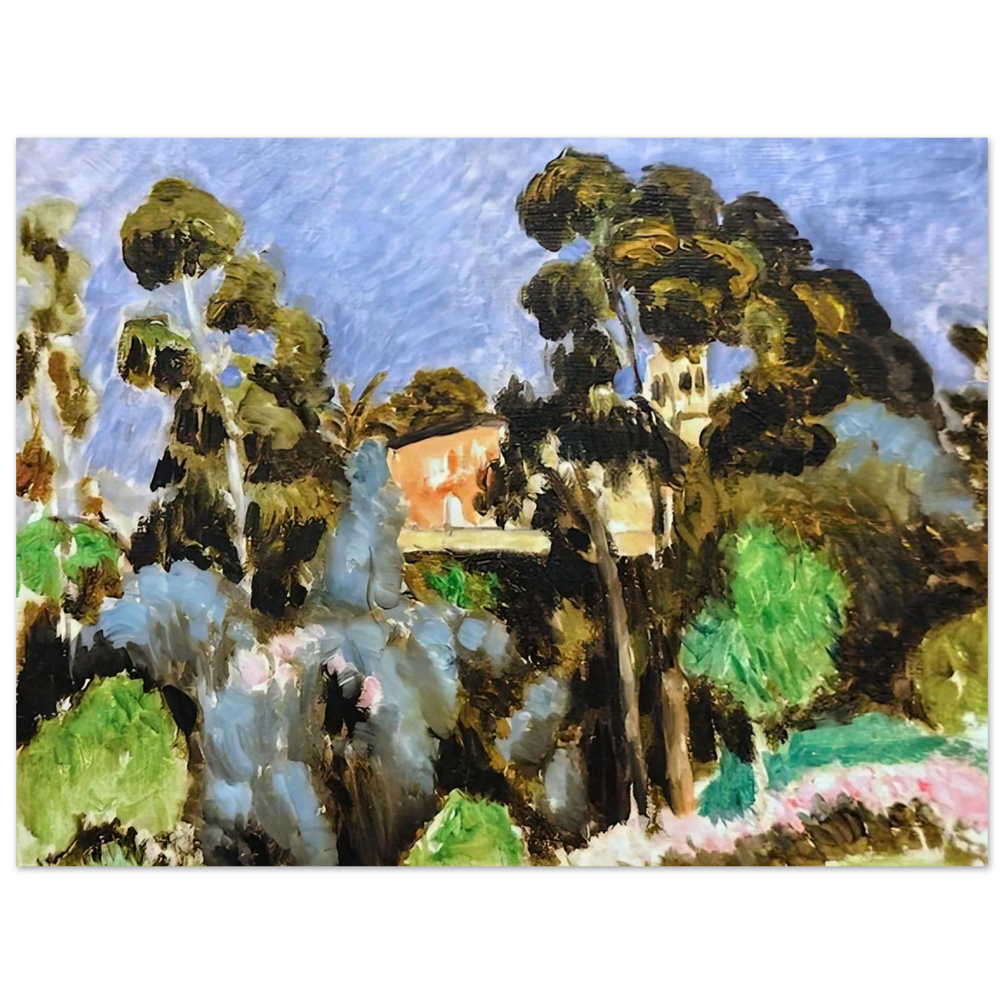Henri Matisse - EUCALYPTUS MONT ALBAN 1918  75x100 cm / 30x40inches Fine Art Poster
