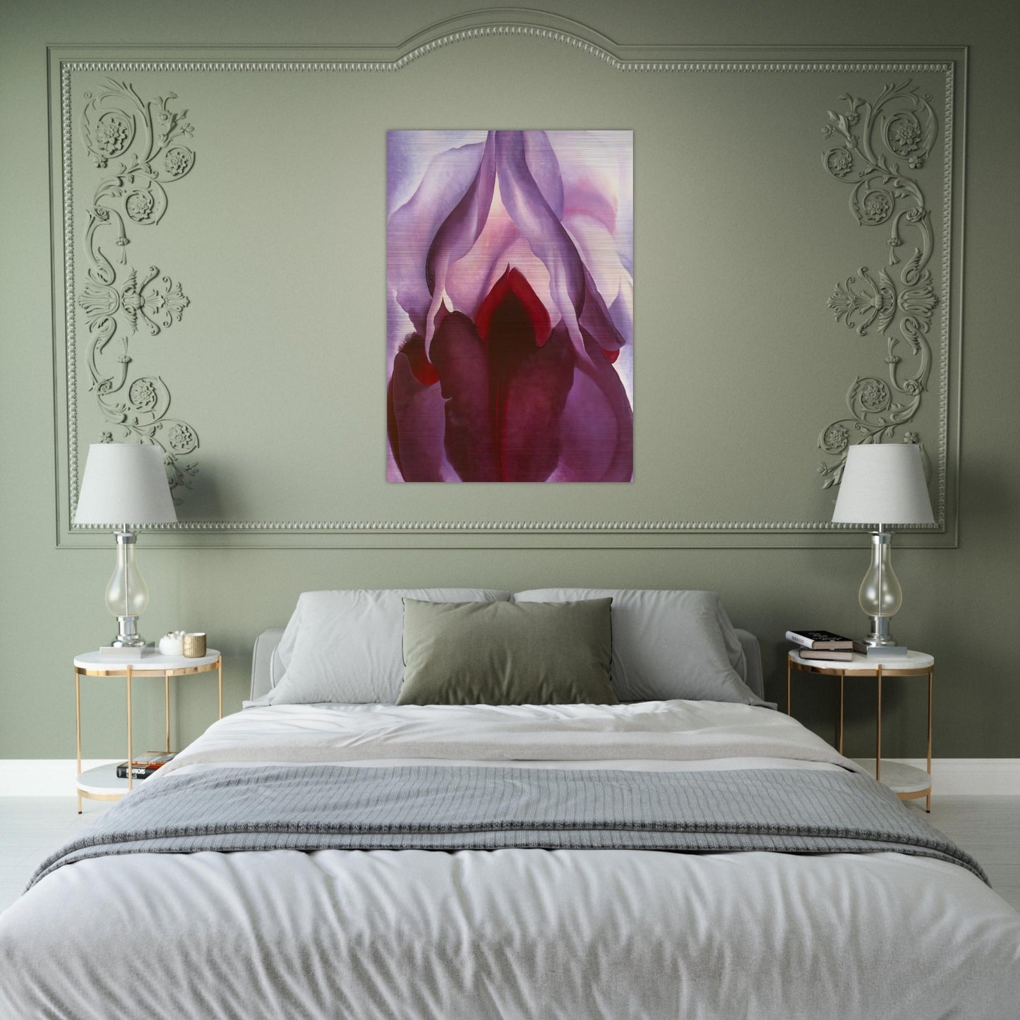 Flower of Life II - Georgia O'Keeffe Brushed Aluminum Print - 70x100 cm / 28x40 inches | Georgia O'Keeffe Aluminum Print | Georgia O'Keeffe Prints