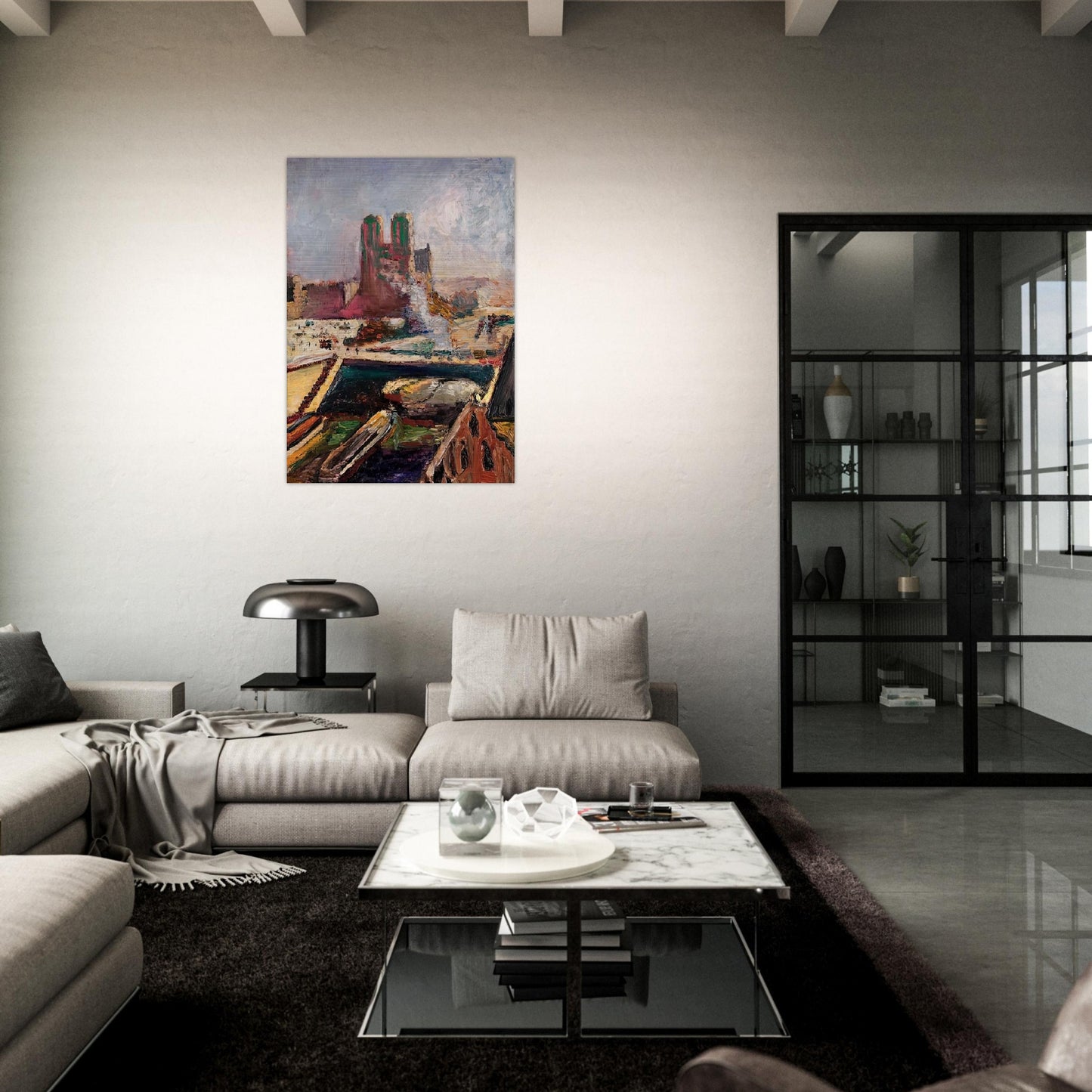 NOTRE DAME 1900 - Henri Matisse Brushed Aluminum Print - 70x100 cm / 28x40 inches | Henri Matisse Aluminum Print | Henri Matisse Prints