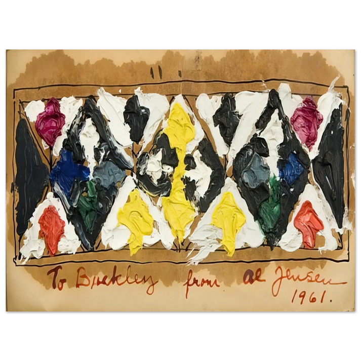 Alfred Jensen - Untitled - 1961  75x100 cm / 30x40inches Fine Art Poster