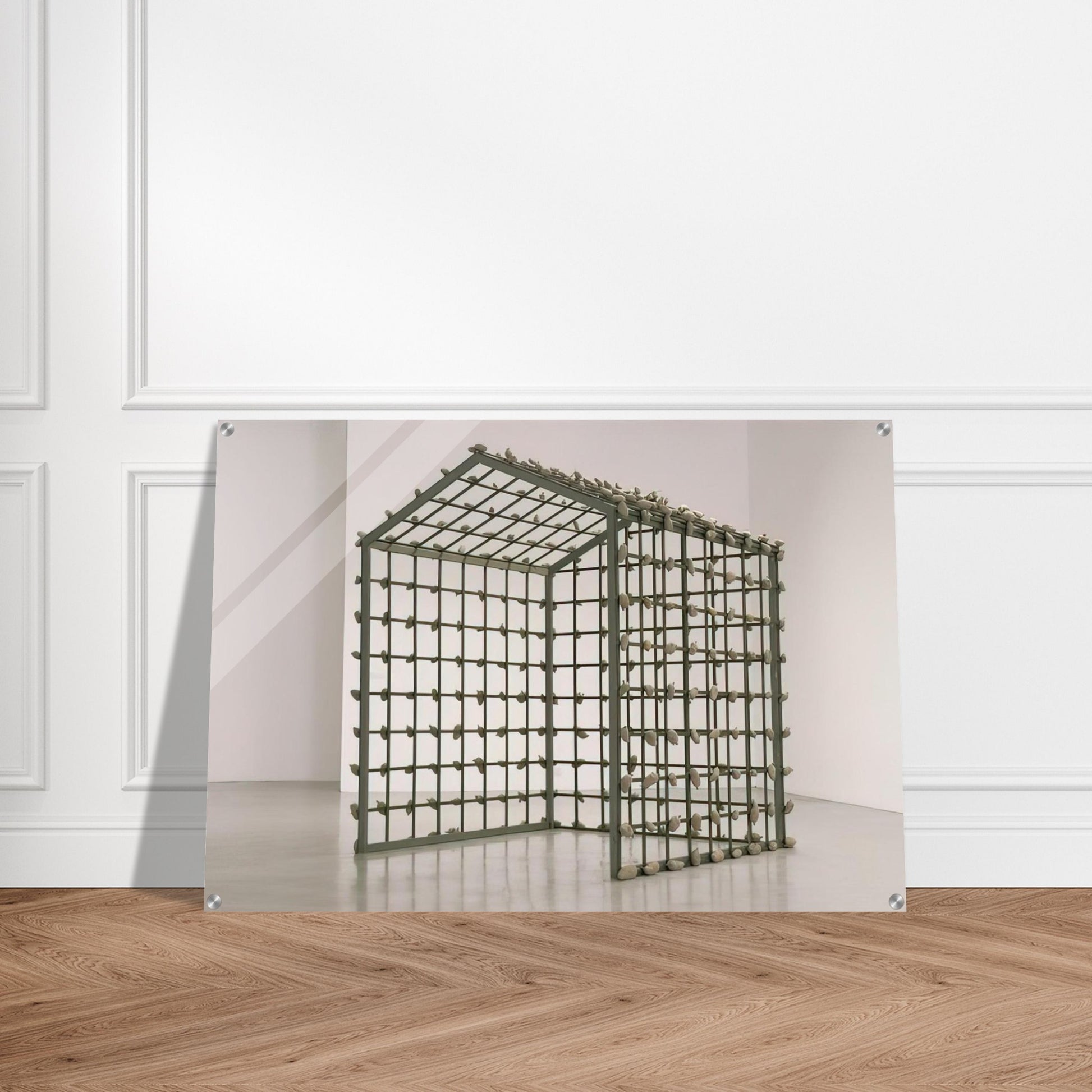 POTATO HOUSE KARTOFFELHAUS 1967 - Sigmar Polke Acrylic Print - 70x100 cm / 28x40″ inches