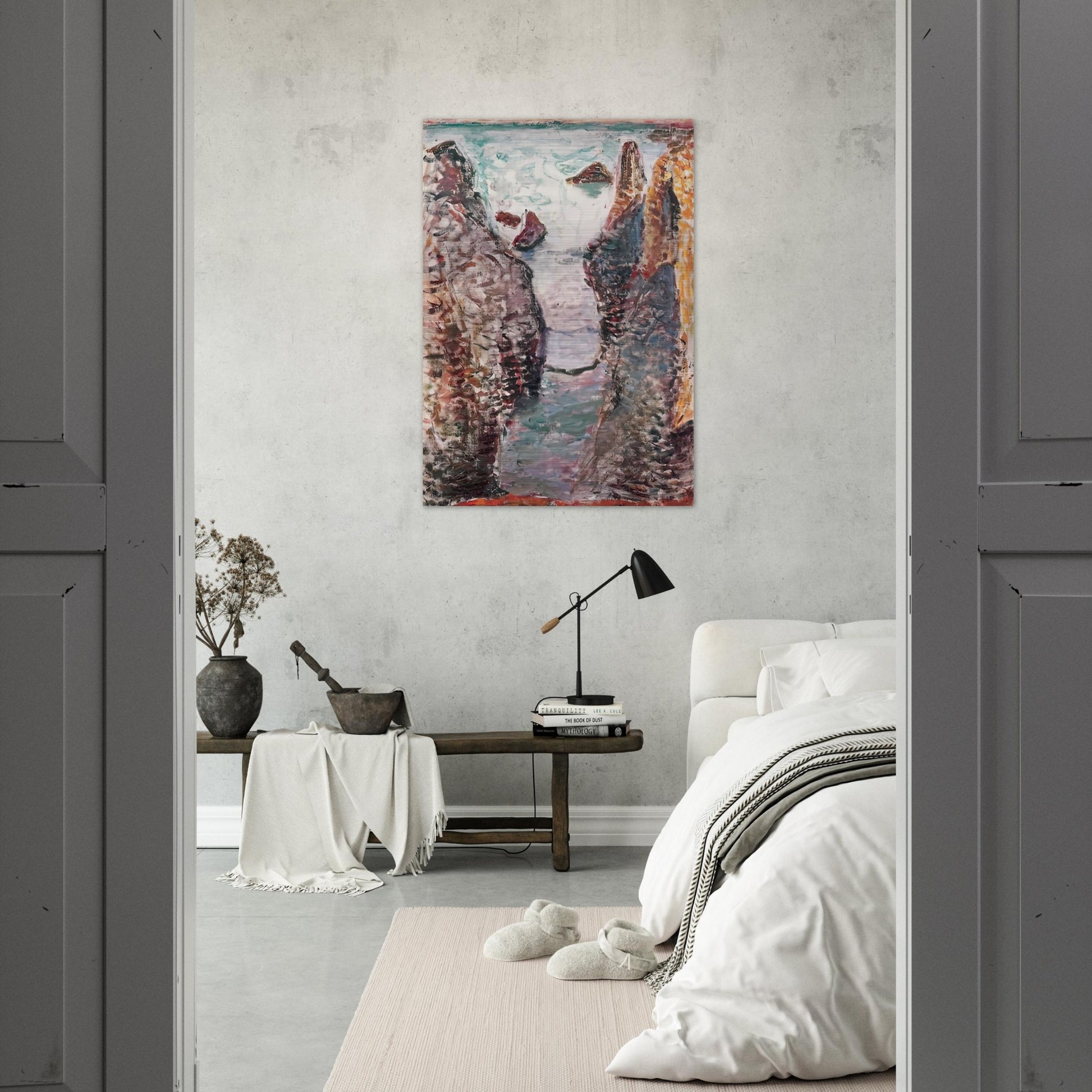 CIFFS BELLE ILE 1897 - Henri Matisse Brushed Aluminum Print - 70x100 cm / 28x40 inches | Henri Matisse Aluminum Print | Henri Matisse Prints