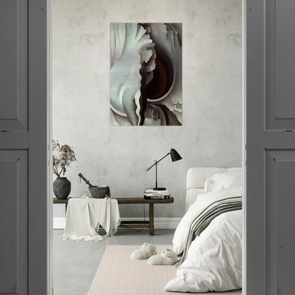 Black Iris - Georgia O'Keeffe Brushed Aluminum Print - 70x100 cm / 28x40 inches | Georgia O'Keeffe Aluminum Print | Georgia O'Keeffe Prints