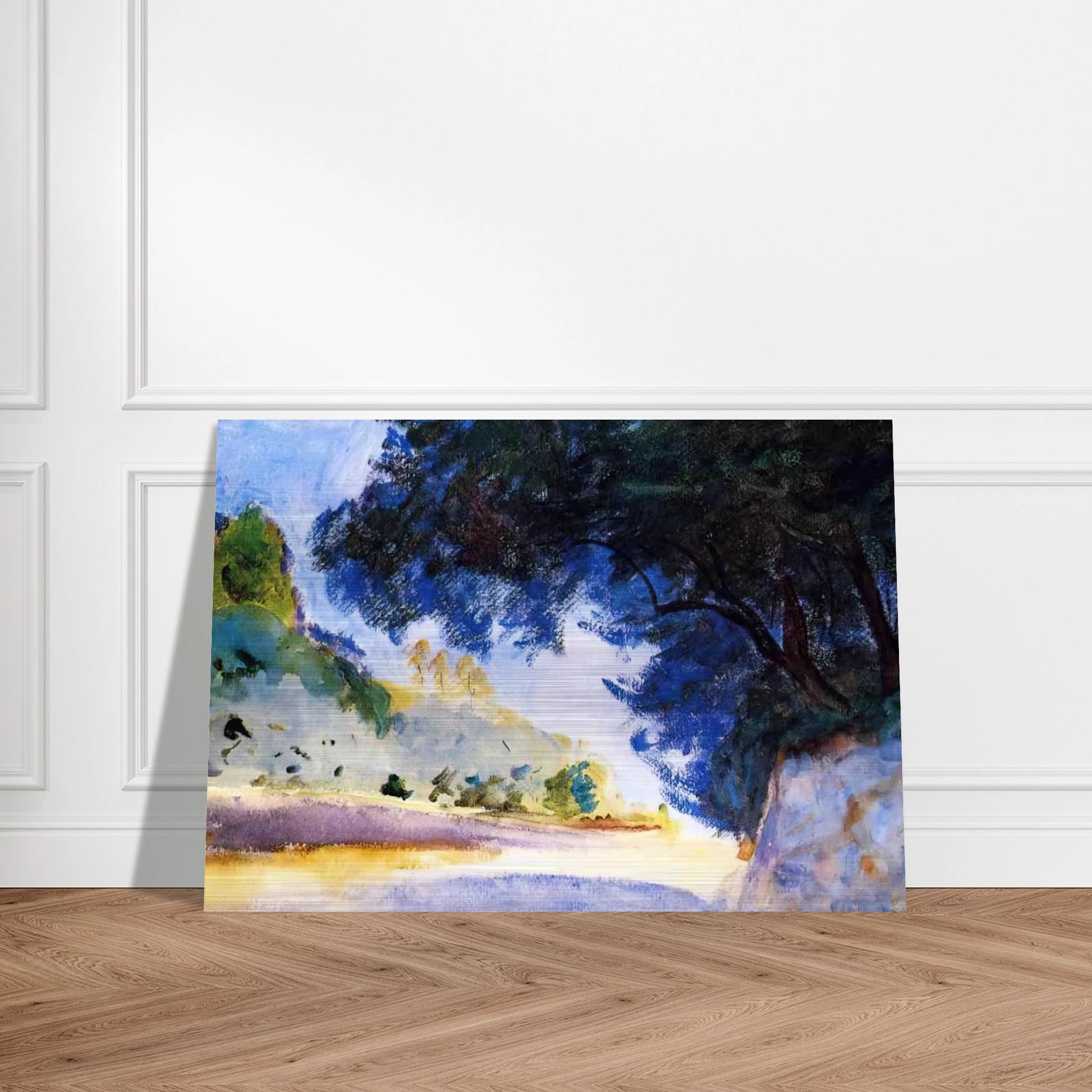 Landscape, Olive Trees, Corfu - John Singer Sargent Brushed Aluminum Print - 70x100 cm / 28x40 inches | John Singer Sargent Aluminum Print | John Singer Sargent Prints