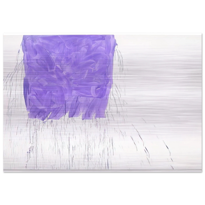 Violet - 1997 - Michel Majerus Brushed Aluminum Print - 70x100 cm / 28x40 inches | Michel Majerus Aluminum Print | Michel Majerus Prints