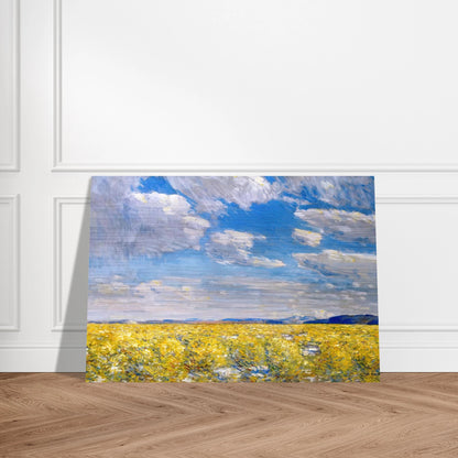 Afternoon Sky, Harney Desert - Childe Hassam Brushed Aluminum Print - 70x100 cm / 28x40 inches | Childe Hassam Aluminum Print | Childe Hassam Prints