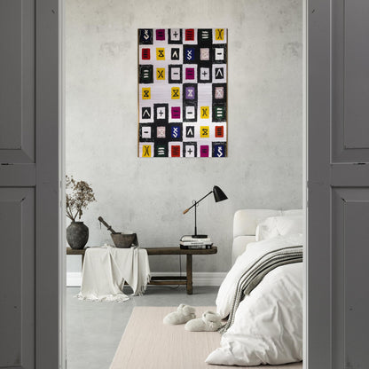 The Great Mystery II - 1960 - Alfred Jensen Brushed Aluminum Print - 70x100 cm / 28x40 inches | Alfred Jensen Aluminum Print | Alfred Jensen Prints