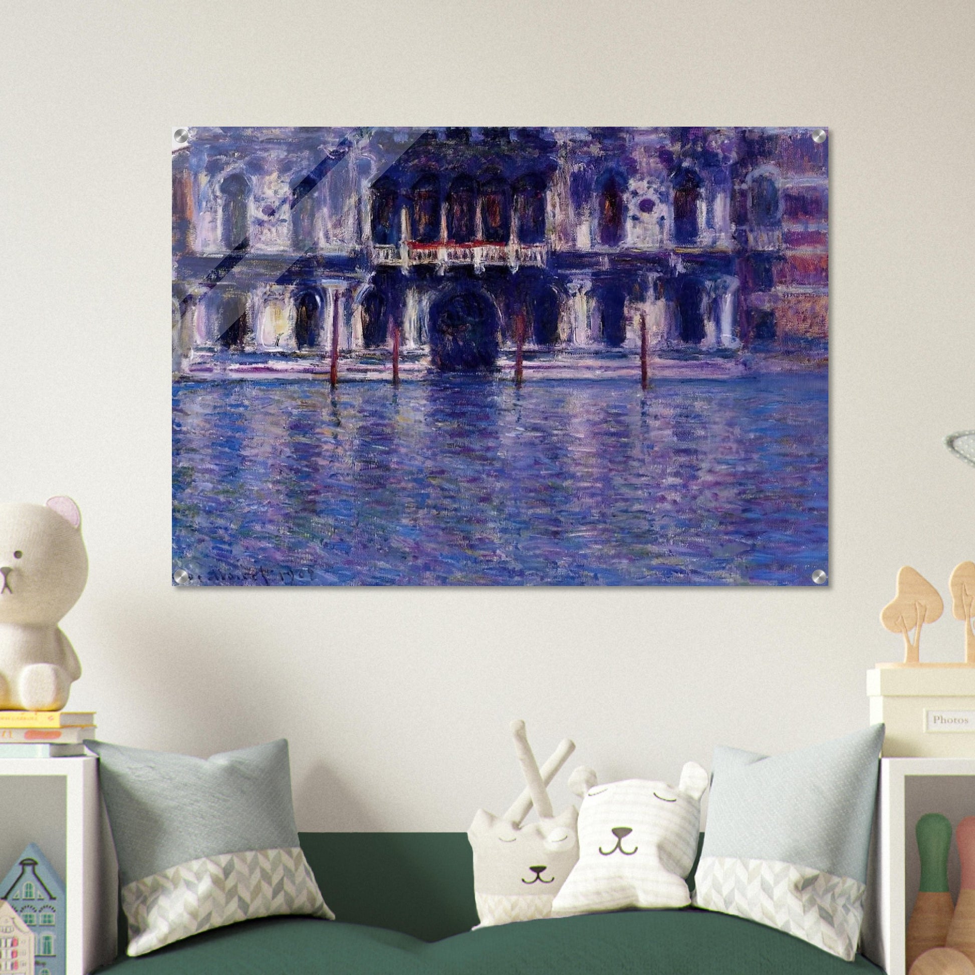 Palazzo Contarini - claude monet Acrylic Print - 70x100 cm / 28x40″ inches | claude monet Wall Art | claude monet Prints