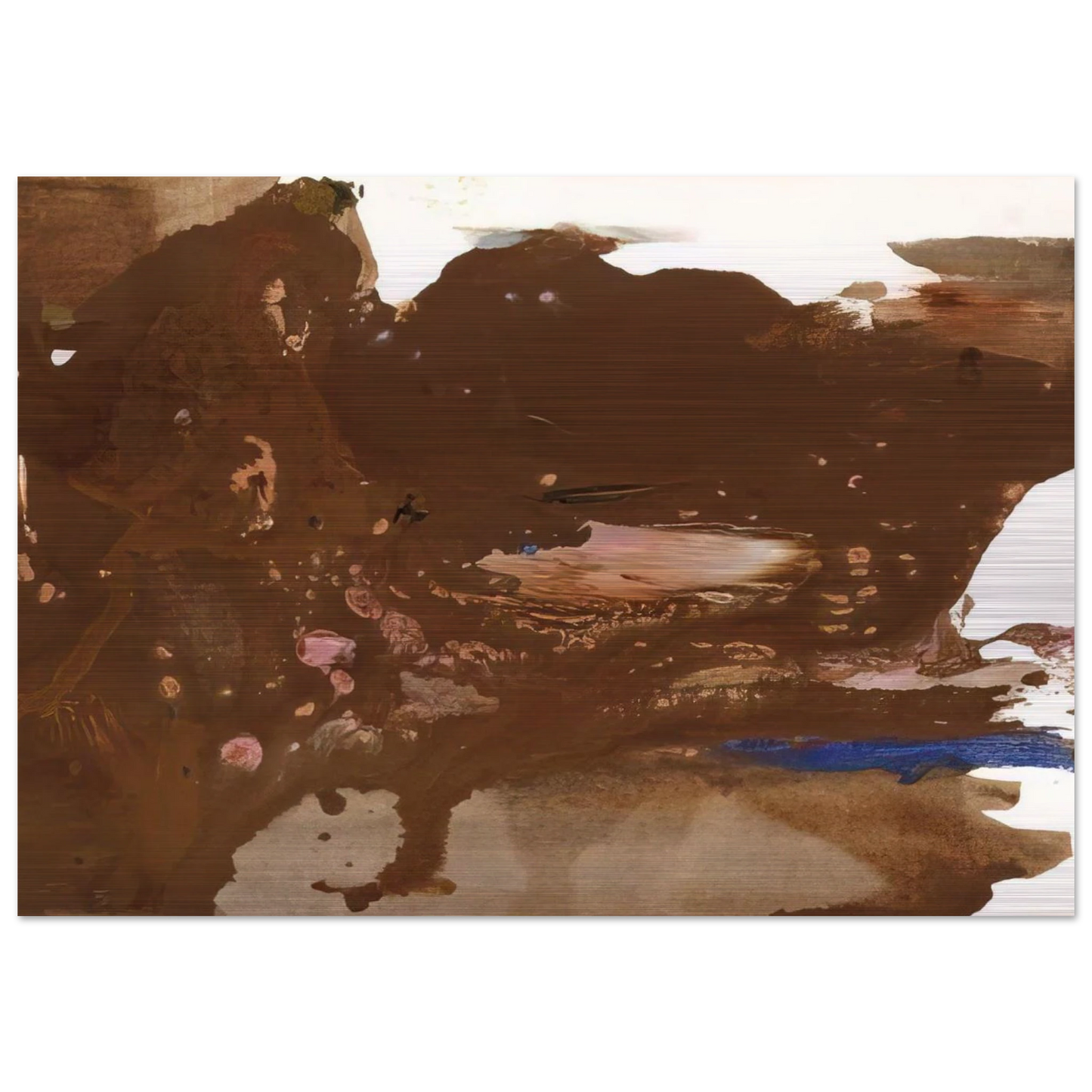 Untitled - 1978 - Helen Frankenthaler Brushed Aluminum Print - 70x100 cm / 28x40 inches | Helen Frankenthaler Aluminum Print | Helen Frankenthaler Prints