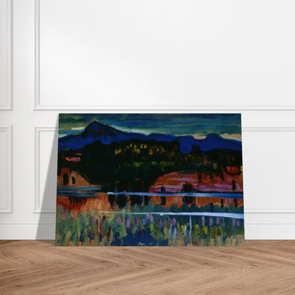 MURNAU AM STAFFELSEE 1908 - Wassily Kandinsky Brushed Aluminum Print - 70x100 cm / 28x40 inches | Wassily Kandinsky Aluminum Print | Wassily Kandinsky Prints