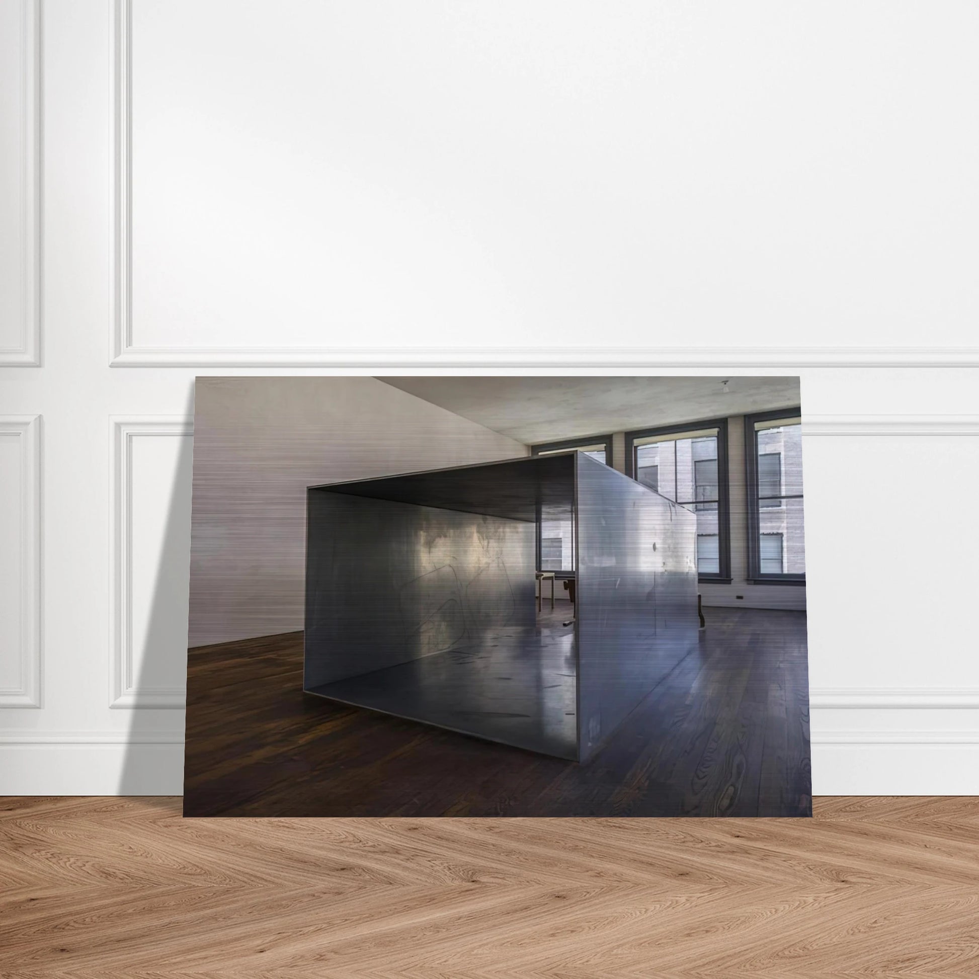 Untitled 101 Spring Street - 1969 - Donald Judd Brushed Aluminum Print - 70x100 cm / 28x40 inches | Donald Judd Aluminum Print | Donald Judd Prints