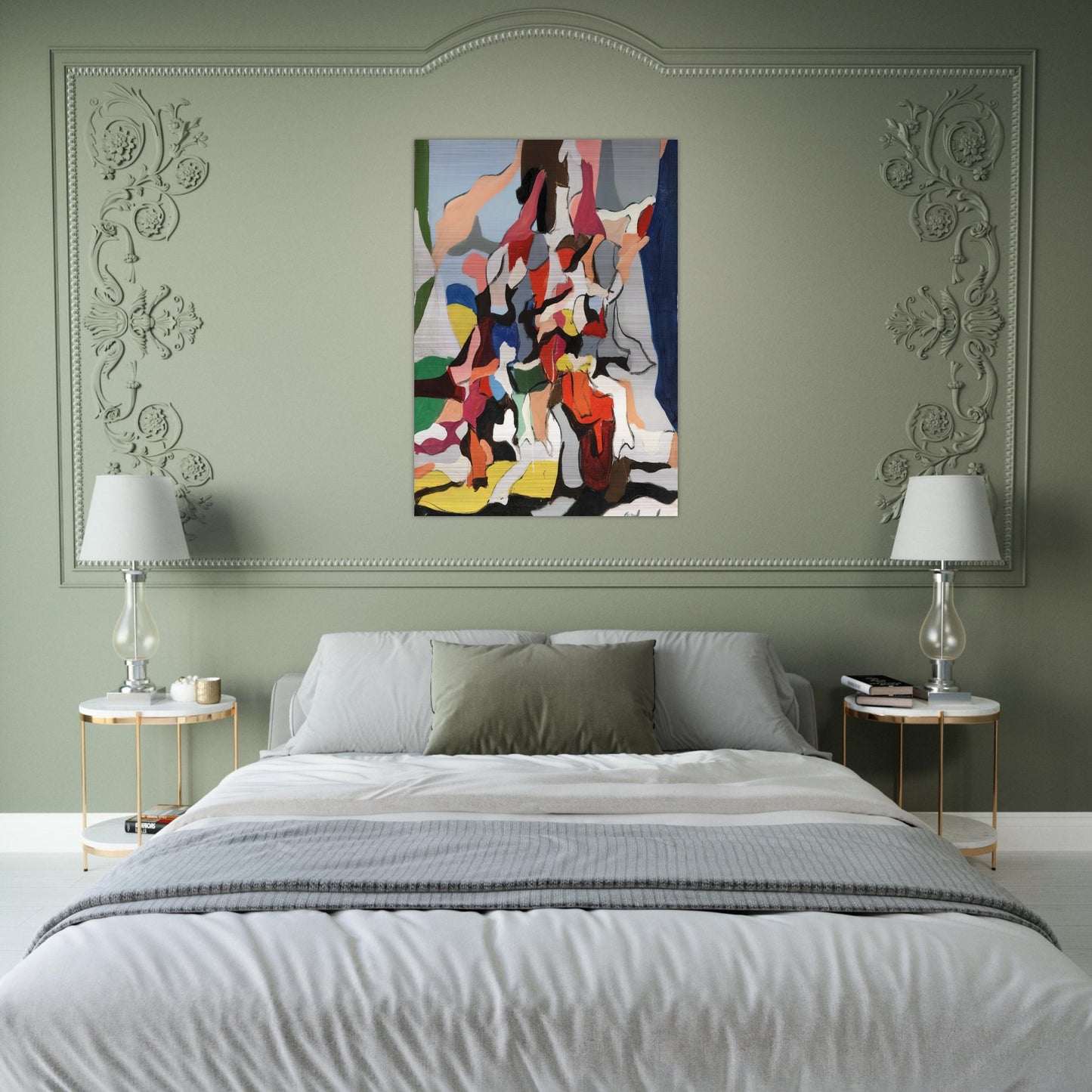 Composition - Abstract Expressionism - Robert Goodnough Brushed Aluminum Print - 70x100 cm / 28x40 inches | Robert Goodnough Aluminum Print | Robert Goodnough Prints