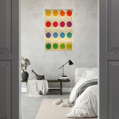 Constellations - 1974 - Max Bill Brushed Aluminum Print - 70x100 cm / 28x40 inches | Max Bill Aluminum Print | Max Bill Prints