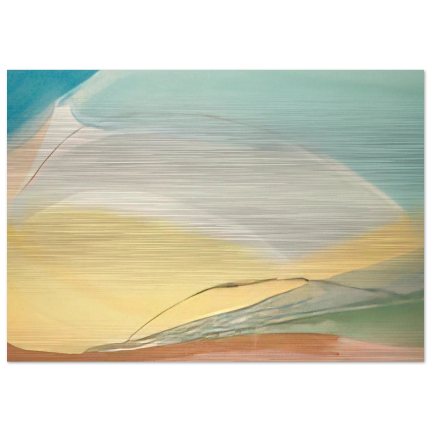 Untitled - 1976 - Larry Zox Brushed Aluminum Print - 70x100 cm / 28x40 inches | Larry Zox Aluminum Print | Larry Zox Prints