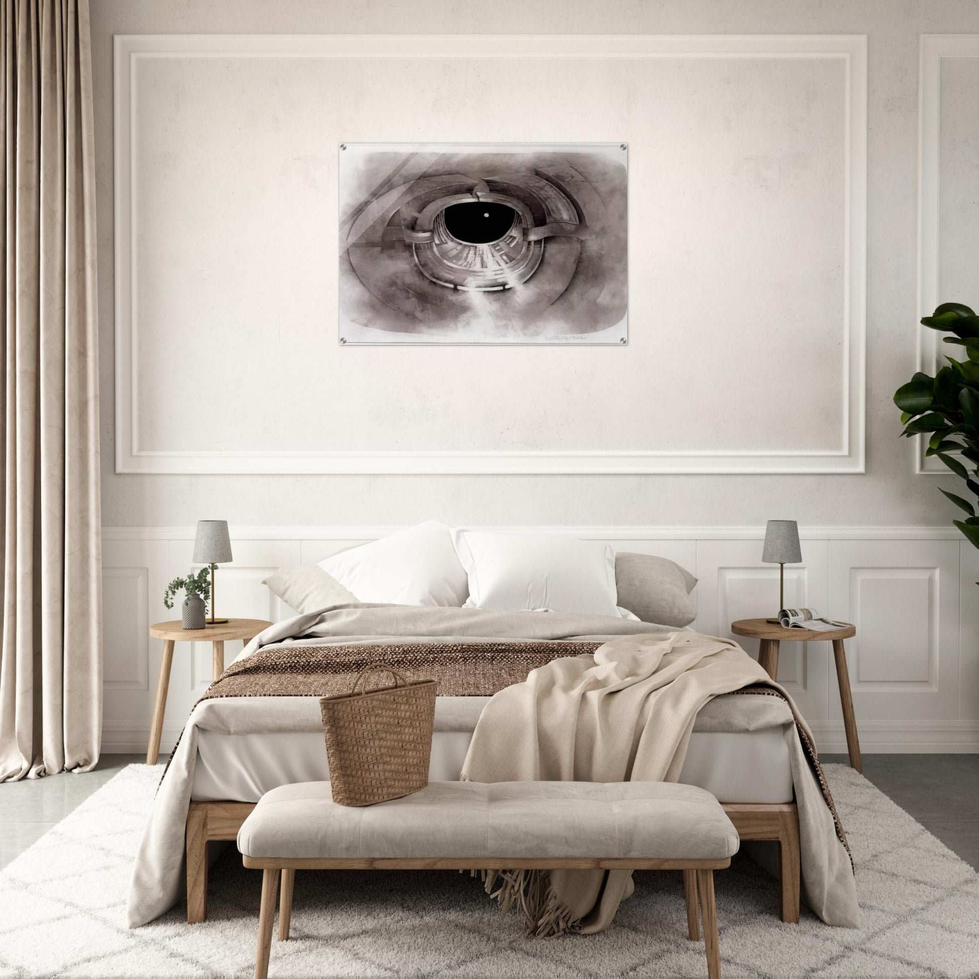 UNTITLED 1962 1 - Lee Bontecou Acrylic Print - 70x100 cm / 28x40″ inches | Lee Bontecou Wall Art | Lee Bontecou Prints