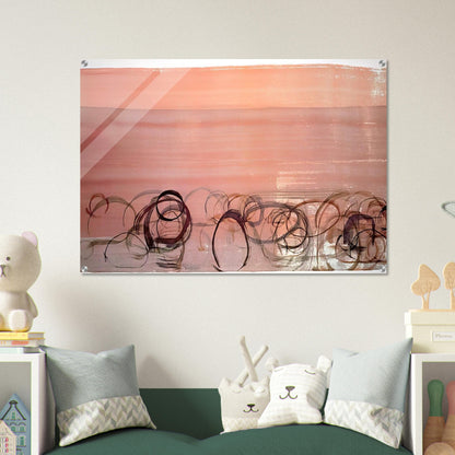 New River Watercolor, Series IV, #4 - 1988 - John Cage Acrylic Print - 70x100 cm / 28x40″ inches | John Cage Wall Art | John Cage Prints