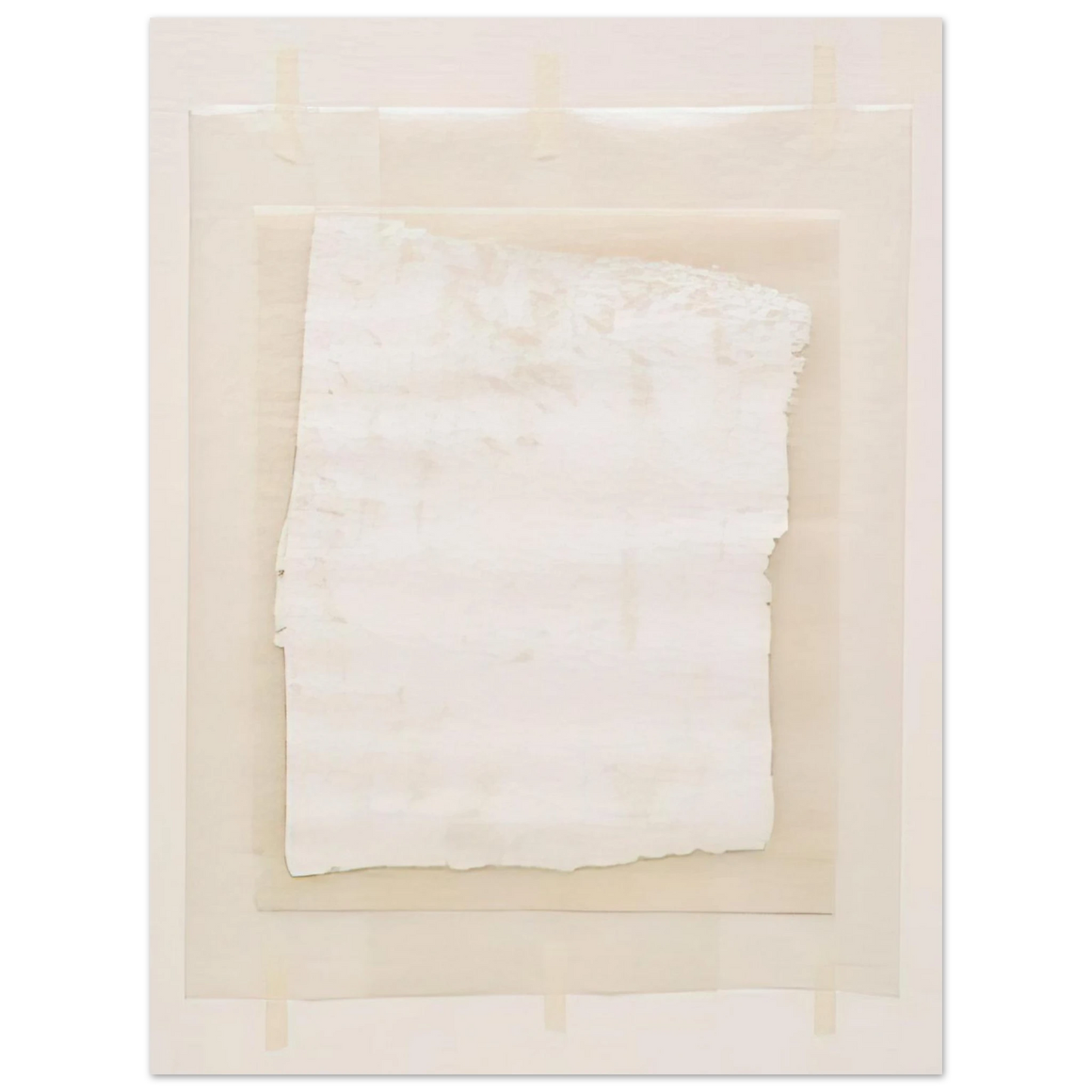 Robert Ryman - Surface Veil - 1970  75x100 cm / 30x40inches Fine Art Poster