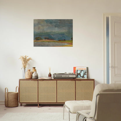 Dodge Ranch - Tonalism - Xavier Martinez Brushed Aluminum Print - 70x100 cm / 28x40 inches | Xavier Martinez Aluminum Print | Xavier Martinez Prints