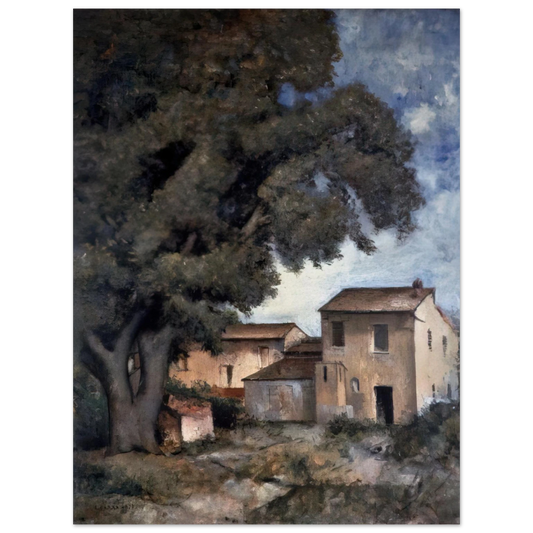 Carlo Carra - MERIGGIO 1927  75x100 cm / 30x40inches Fine Art Poster