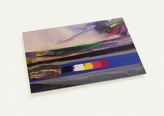 Phenomena Prism Yield By Paul Jenkins Pack of 10 Post Cards | Paul Jenkins Post Cards | A6 (10.5 x 14.8 cm) - 4.1 x 5.8 inches