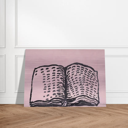 UNTITLED BOOK - Philip Guston Brushed Aluminum Print - 70x100 cm / 28x40 inches | Philip Guston Aluminum Print | Philip Guston Prints