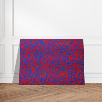 Random Distribution of 40,000 Squares Using the Odd and Even Numbers of a Telephone Directory detail - 1971 - Francois Morellet Brushed Aluminum Print - 70x100 cm / 28x40 inches | Francois Morellet Aluminum Print | Francois Morellet Prints