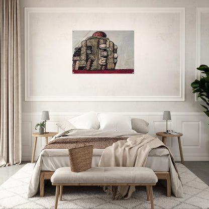BACK VIEW - Philip Guston Acrylic Print - 70x100 cm / 28x40″ inches