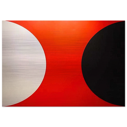 Omega IX - 1961 - Alexander Liberman Brushed Aluminum Print - 70x100 cm / 28x40 inches | Alexander Liberman Aluminum Print | Alexander Liberman Prints