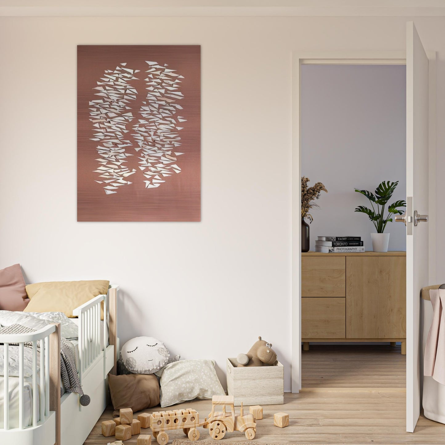 Quiet Vertical - 2006 - Robert Goodnough Brushed Aluminum Print - 70x100 cm / 28x40 inches | Robert Goodnough Aluminum Print | Robert Goodnough Prints