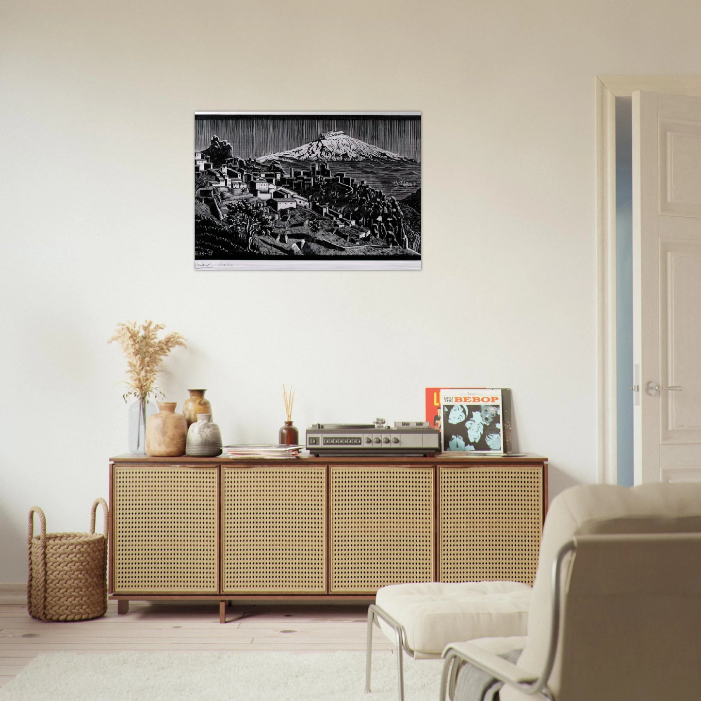 ESCHER (17) - MC Escher Brushed Aluminum Print - 70x100 cm / 28x40 inches | MC Escher Aluminum Print | MC Escher Prints