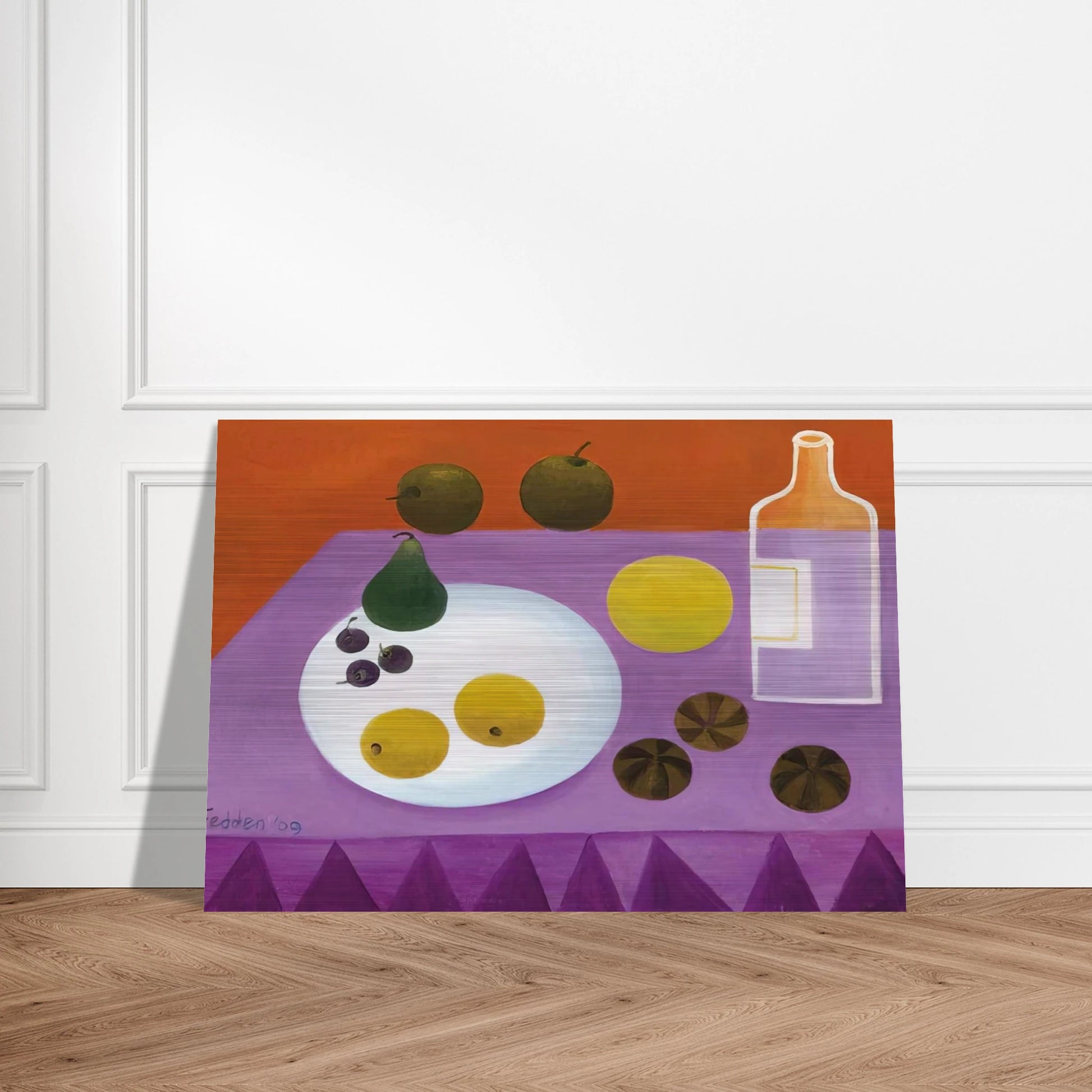 Fruit - 2009 - Mary Fedden Brushed Aluminum Print - 70x100 cm / 28x40 inches | Mary Fedden Aluminum Print | Mary Fedden Prints