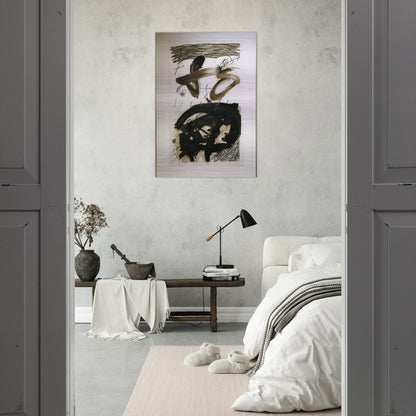 CALLIGRAPHIQUE 1987 - Antoni Tapies Brushed Aluminum Print - 70x100 cm / 28x40 inches | Antoni Tapies Aluminum Print | Antoni Tapies Prints