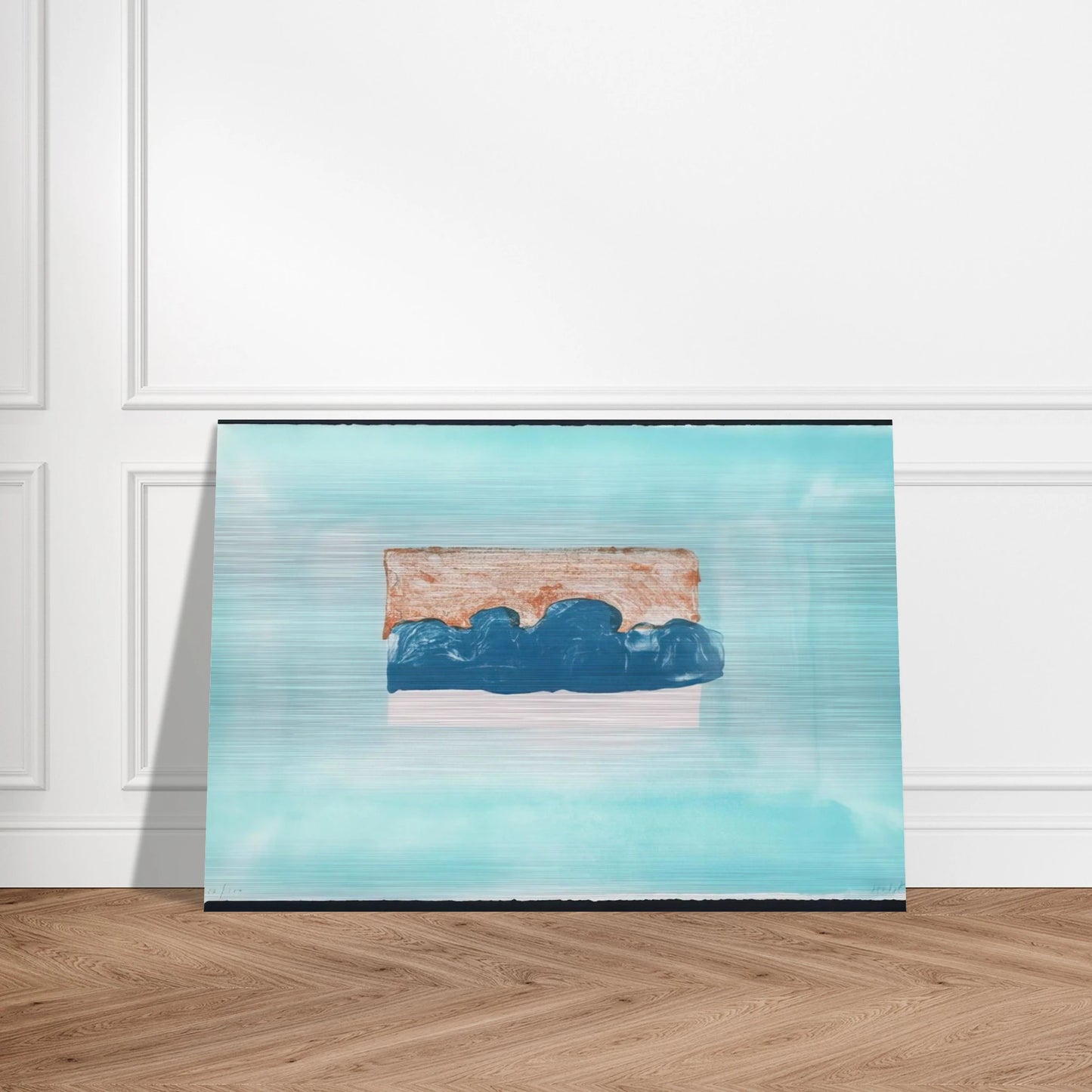 Untitled - 1976 - Howard Hodgkin Brushed Aluminum Print - 70x100 cm / 28x40 inches | Howard Hodgkin Aluminum Print | Howard Hodgkin Prints