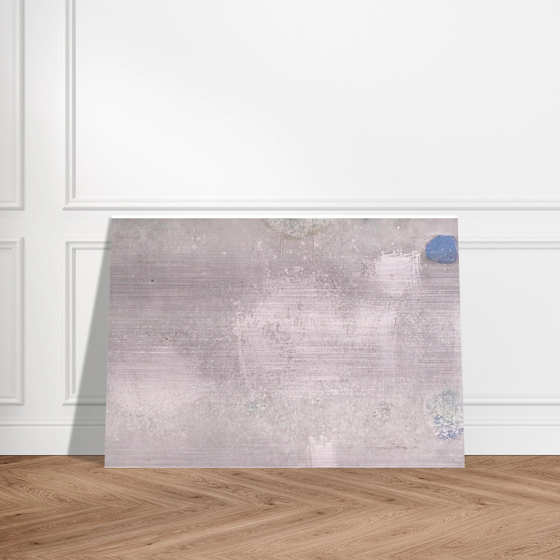 ABSTRACTO EN GRISES Y AZULES 1956 - Luis Feito Brushed Aluminum Print - 70x100 cm / 28x40 inches | Luis Feito Aluminum Print | Luis Feito Prints