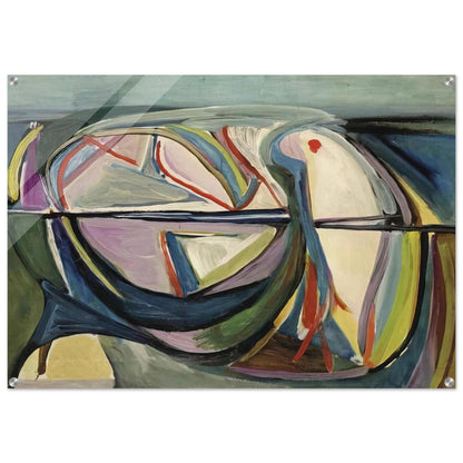 Untitled - 1948 - Bram van Velde Acrylic Print - 70x100 cm / 28x40″ inches | Bram van Velde Wall Art | Bram van Velde Prints