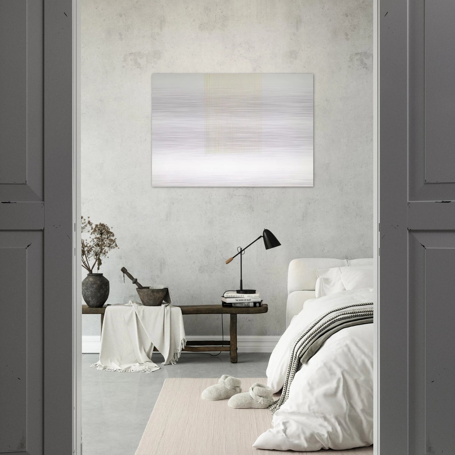 Untitled #1 - 1971 - Gene Davis Brushed Aluminum Print - 70x100 cm / 28x40 inches | Gene Davis Aluminum Print | Gene Davis Prints