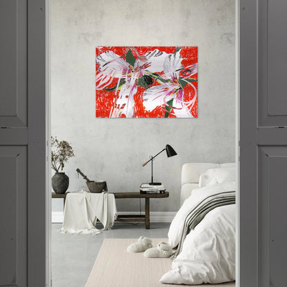 Sister Shrieks - James Rosenquist Brushed Aluminum Print - 70x100 cm / 28x40 inches | James Rosenquist Aluminum Print | James Rosenquist Prints
