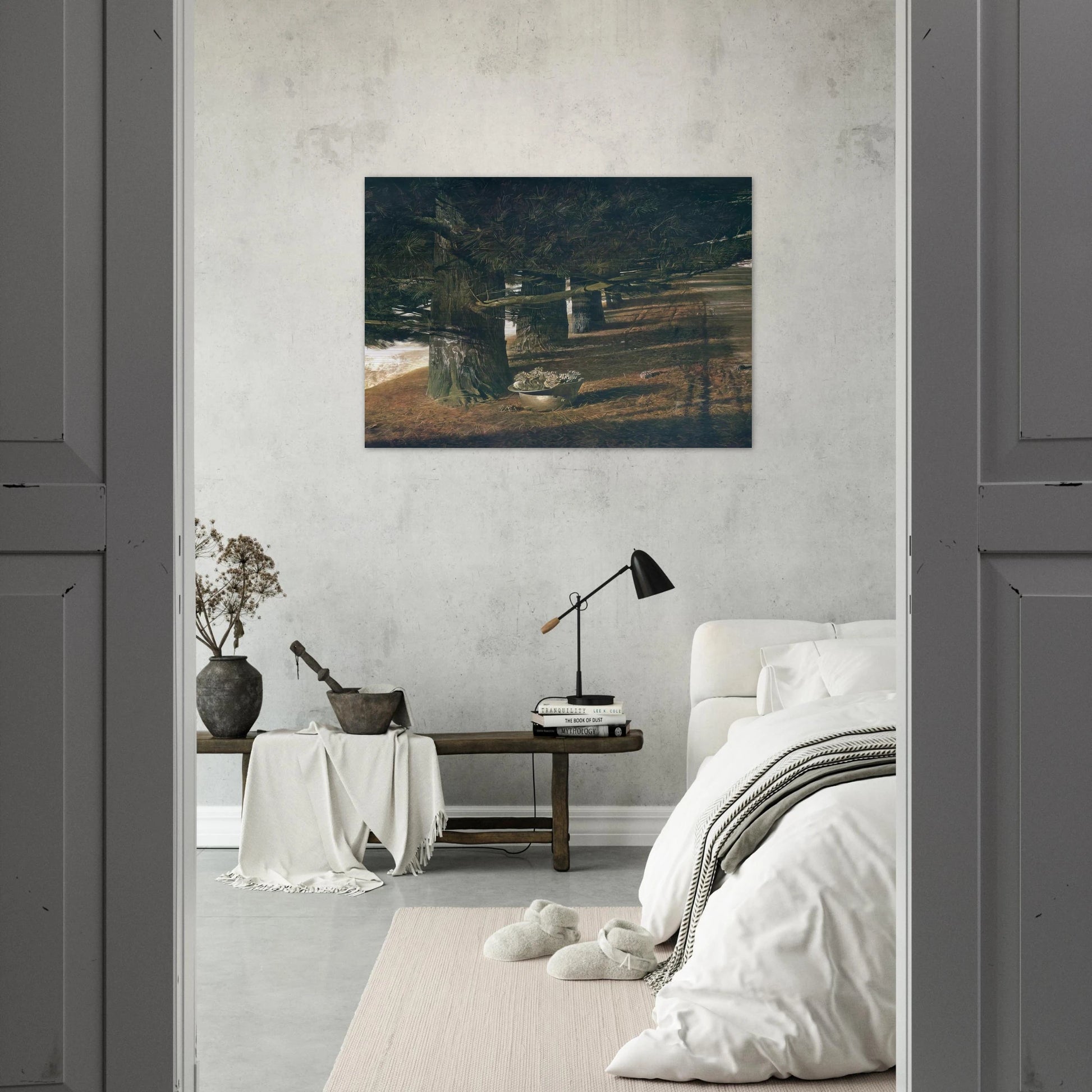 PINE BARON - Andrew Wyeth Brushed Aluminum Print - 70x100 cm / 28x40 inches | Andrew Wyeth Aluminum Print | Andrew Wyeth Prints