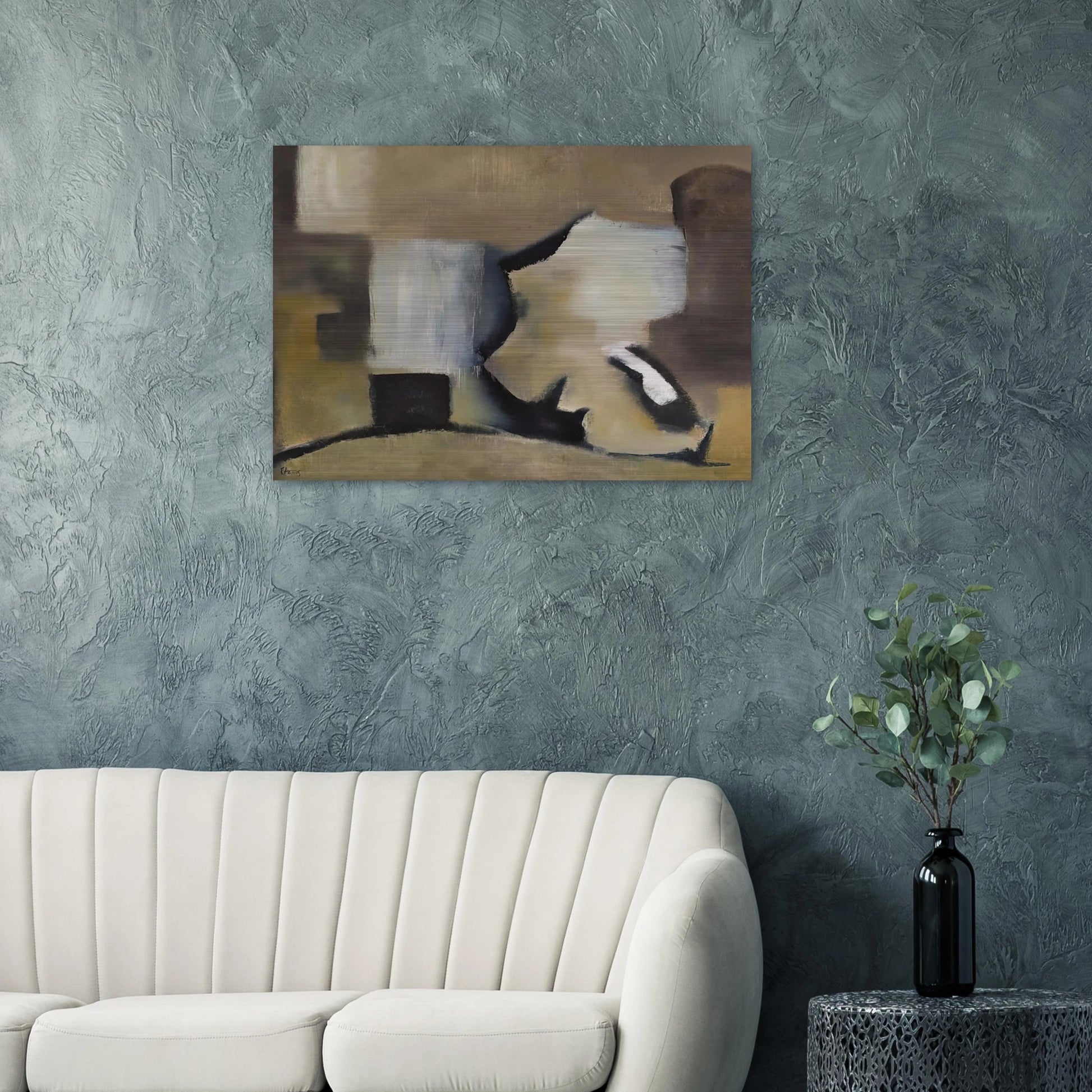 Beyond Emperors - 1952 - Theodoros Stamos Brushed Aluminum Print - 70x100 cm / 28x40 inches | Theodoros Stamos Aluminum Print | Theodoros Stamos Prints