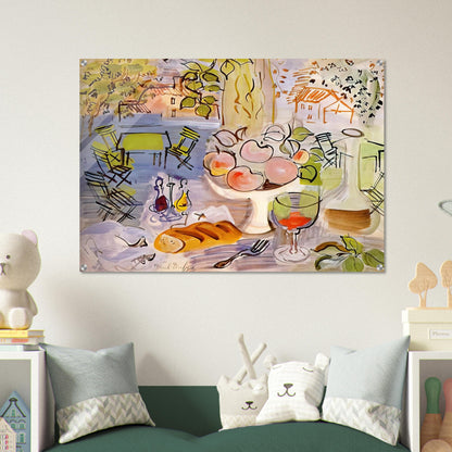 STILL LIFE 1928 - Raoul Dufy Acrylic Print - 70x100 cm / 28x40″ inches | Raoul Dufy Wall Art | Raoul Dufy Prints