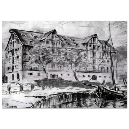 Untitled - 1926 - Konrad Zuse Brushed Aluminum Print - 70x100 cm / 28x40 inches | Konrad Zuse Aluminum Print | Konrad Zuse Prints