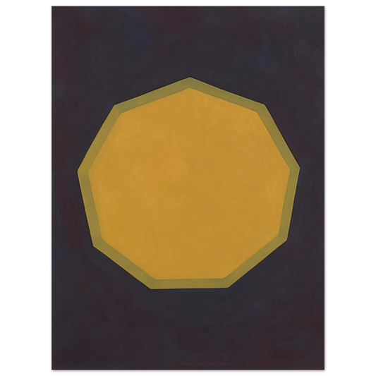 Sol LeWitt - Nine-Sided Figure  75x100 cm / 30x40inches Fine Art Poster