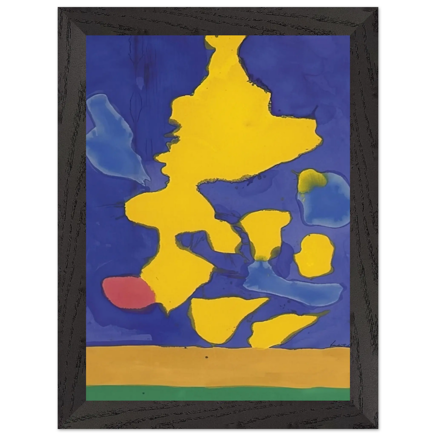 Helen Frankenthaler - Saturn Revisited - 1964 Wall art - 30x40 cm / 12x16 Inches - Fine Art Poster - -
