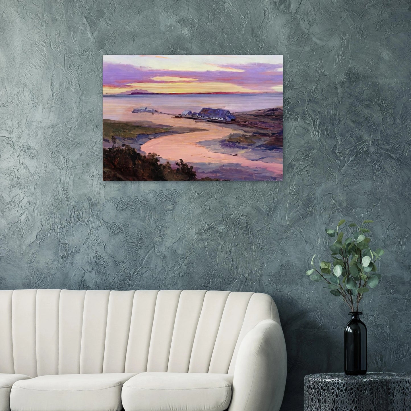 Emard Salmon Cannery - 1915 - Sydney Laurence Brushed Aluminum Print - 70x100 cm / 28x40 inches | Sydney Laurence Aluminum Print | Sydney Laurence Prints